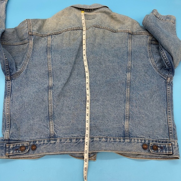 Vintage Levi’s Denim Trucker Jacket 70507-0214 Men's Size XL - Picture 9 of 10